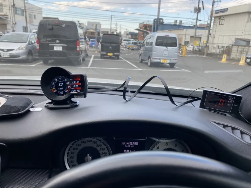 ヘッドアップディスプレイ！