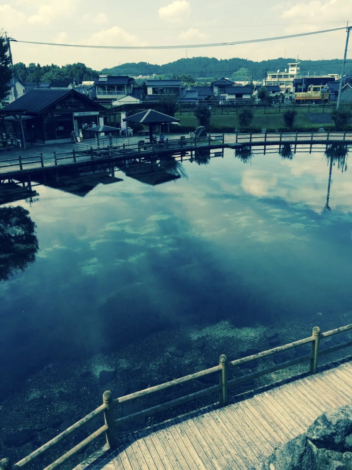 水が有名な町