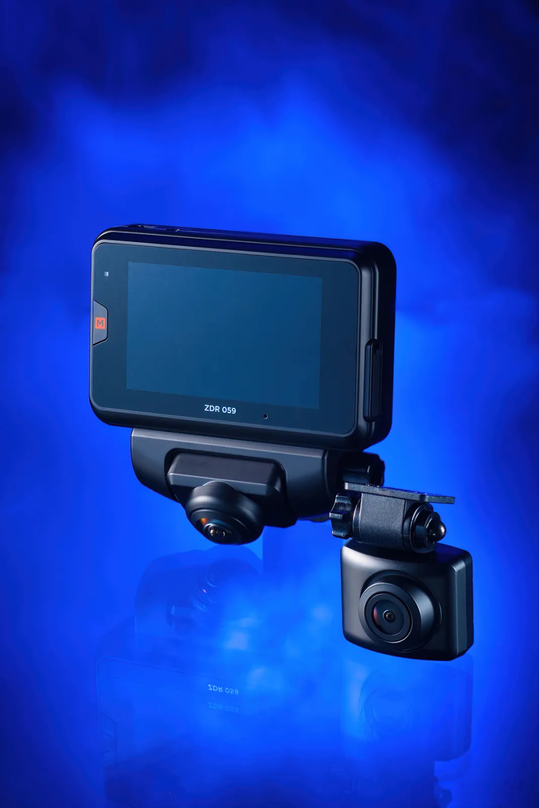 コムテック【ZDR059】360°＋リアカメラ搭載 通信型ドライブレコーダー 