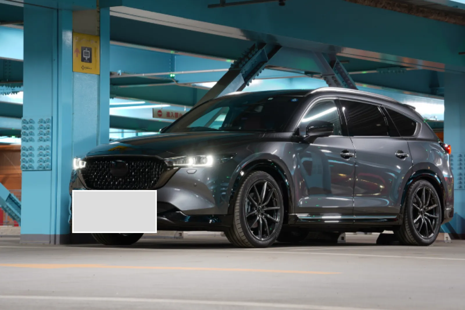 立体駐車場でパちゃり📸