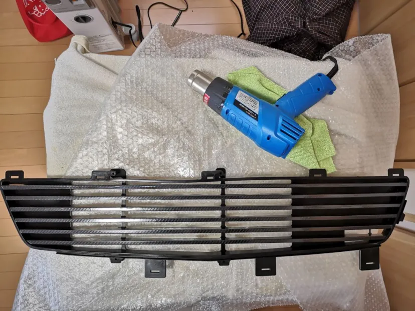 バモスのピレッドグリル補修