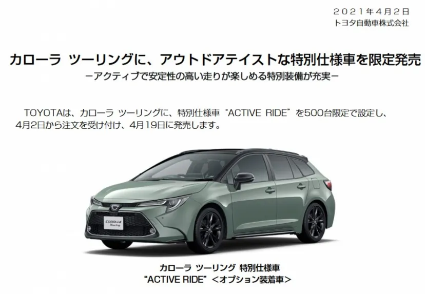 ④【2021/4/19】限定車：アクティブライド発売