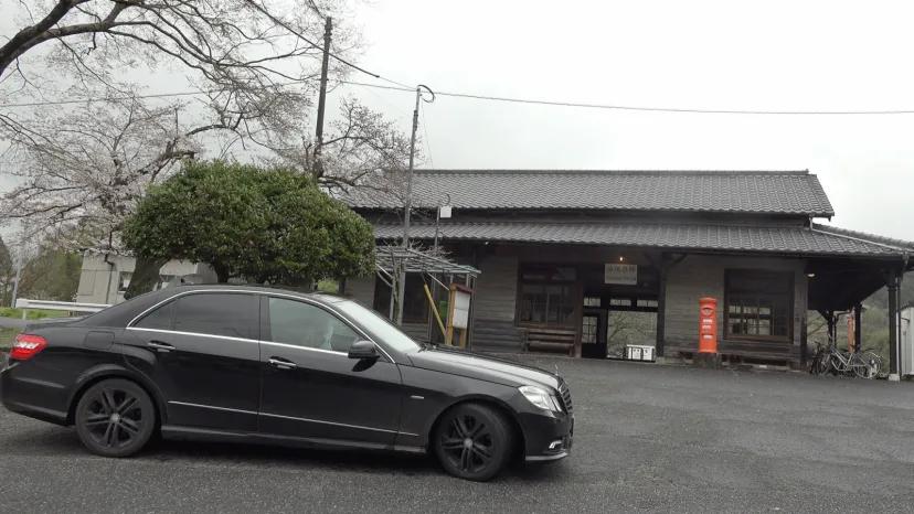 ベンツで駅巡り