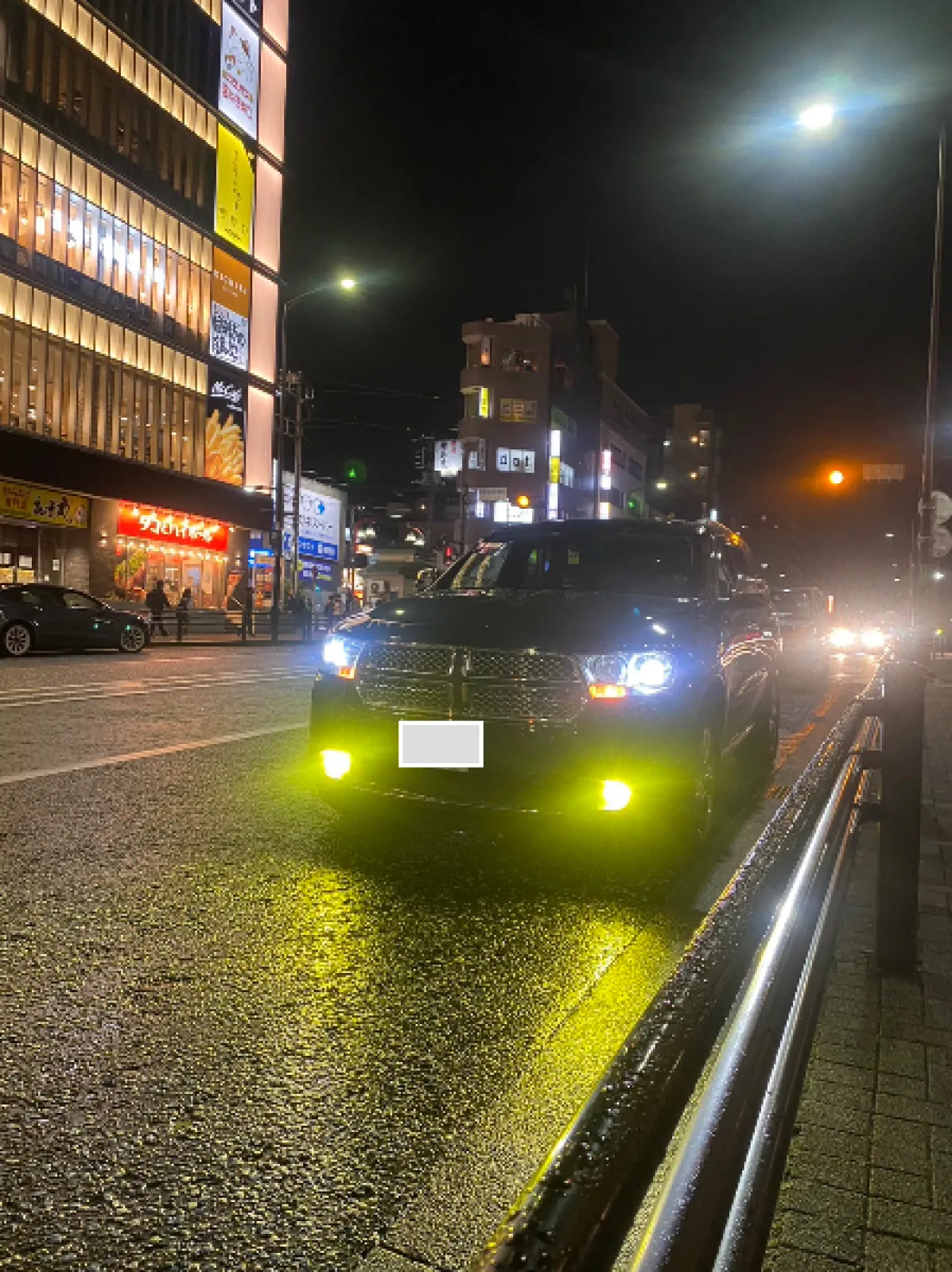 奥さんを迎えに市内まで！！
良い感じぼやけましたな👌