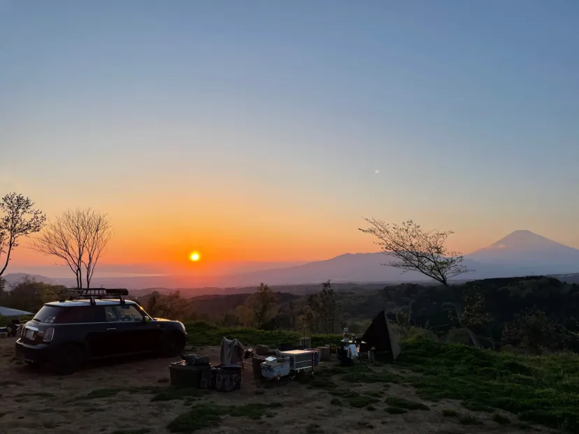 ミニとキャンプ@negura campground