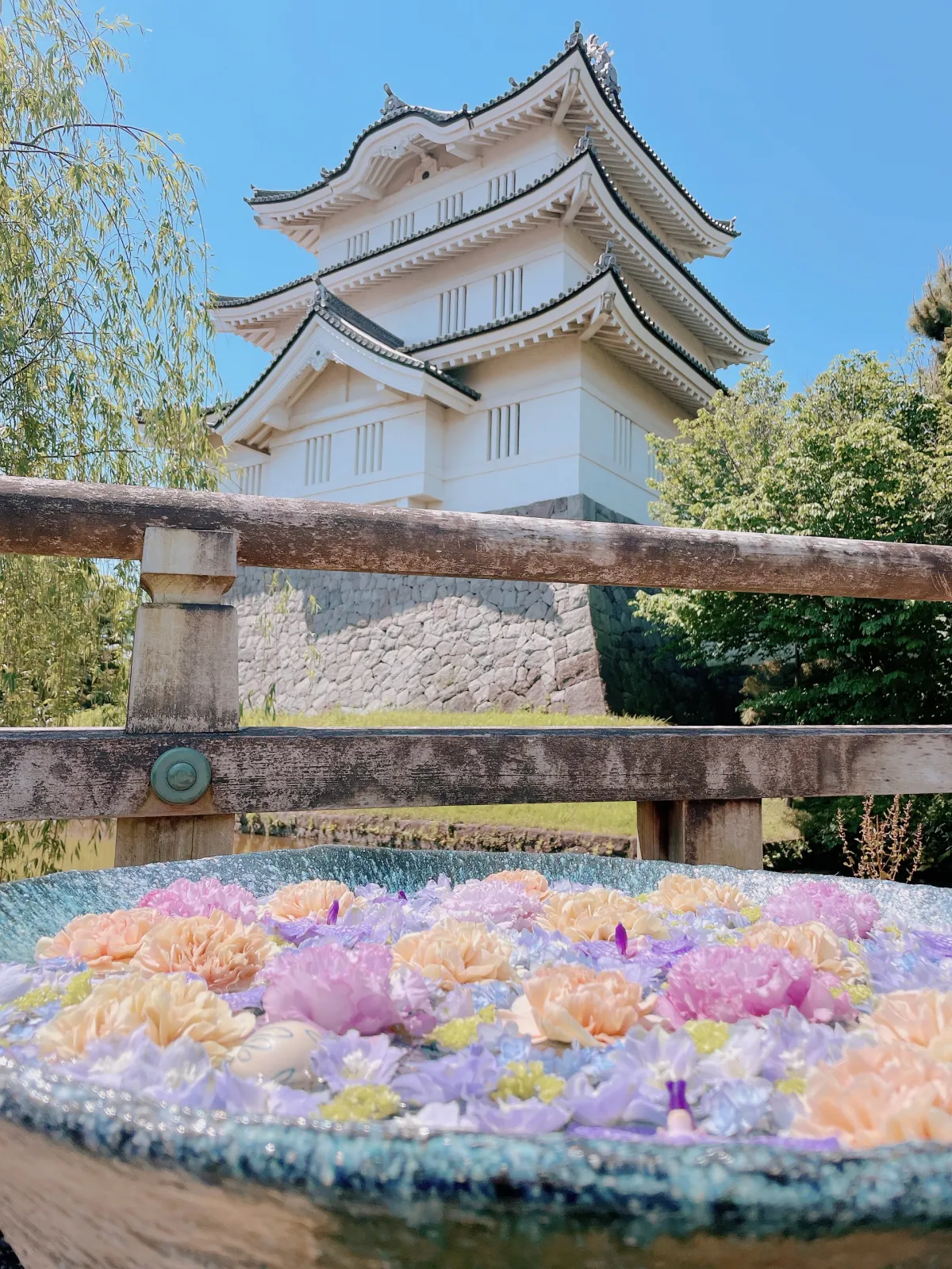 忍城✖︎花手水
『行田花手水week』で調べると開催日わかるので、是非行ってみてください