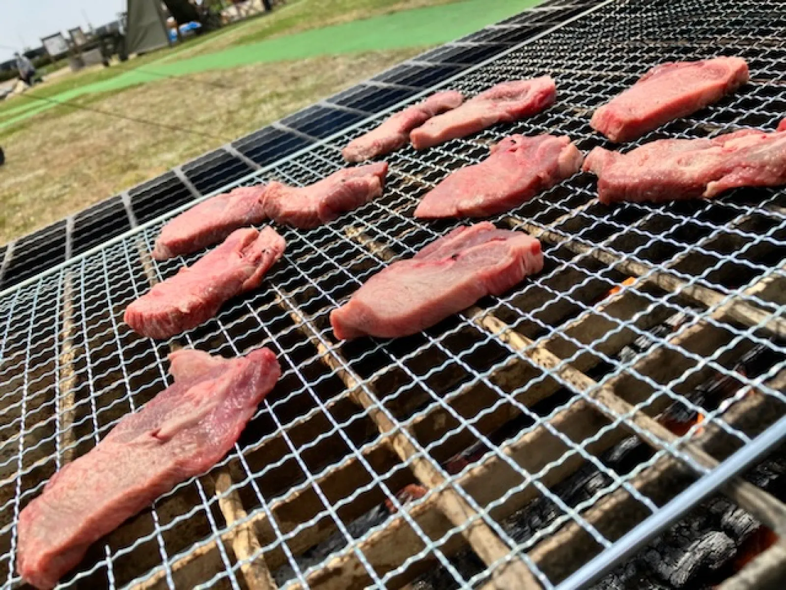 お肉焼いたり