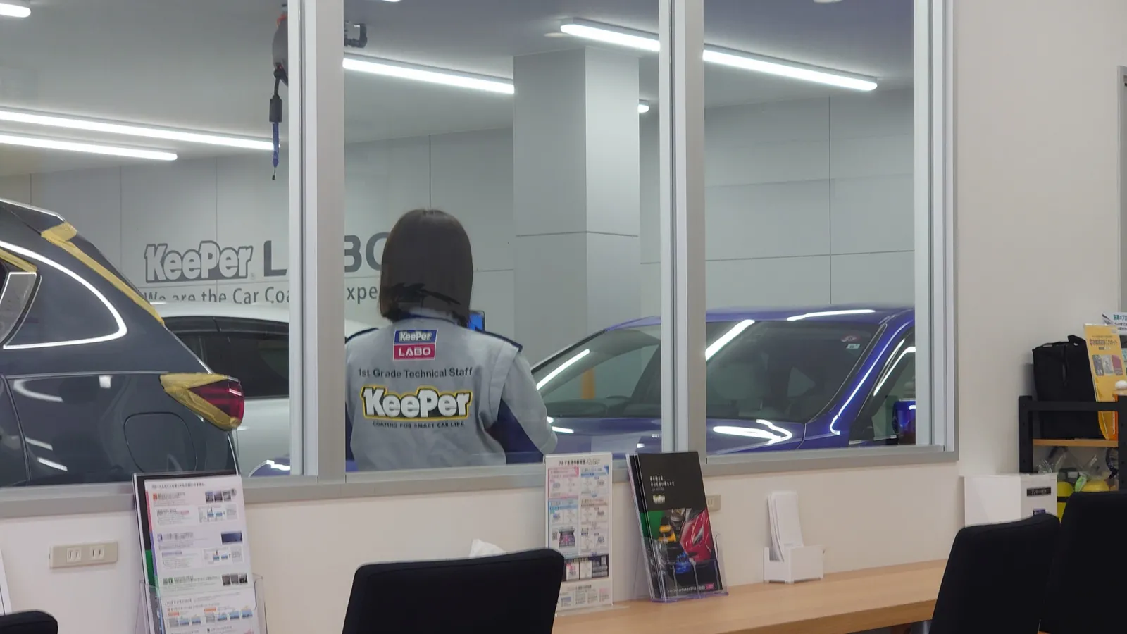 引き取り完了！
　
施工車紹介でWEBに掲載してもいいですか？
と言うので快諾( ﾟ∀ﾟ)！
　
キーパーラボ八王子店