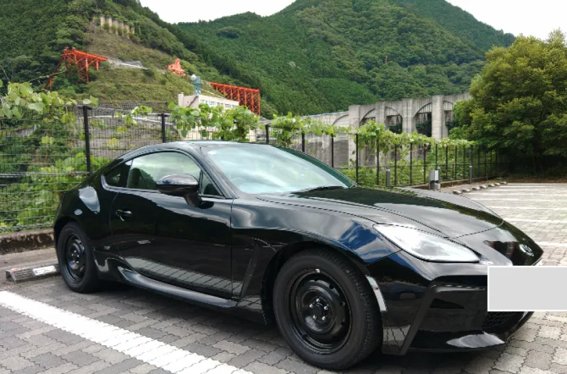 GR86大滝ダムの駐車場