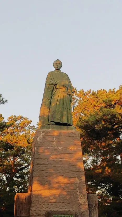 やって来ました!高知桂浜。