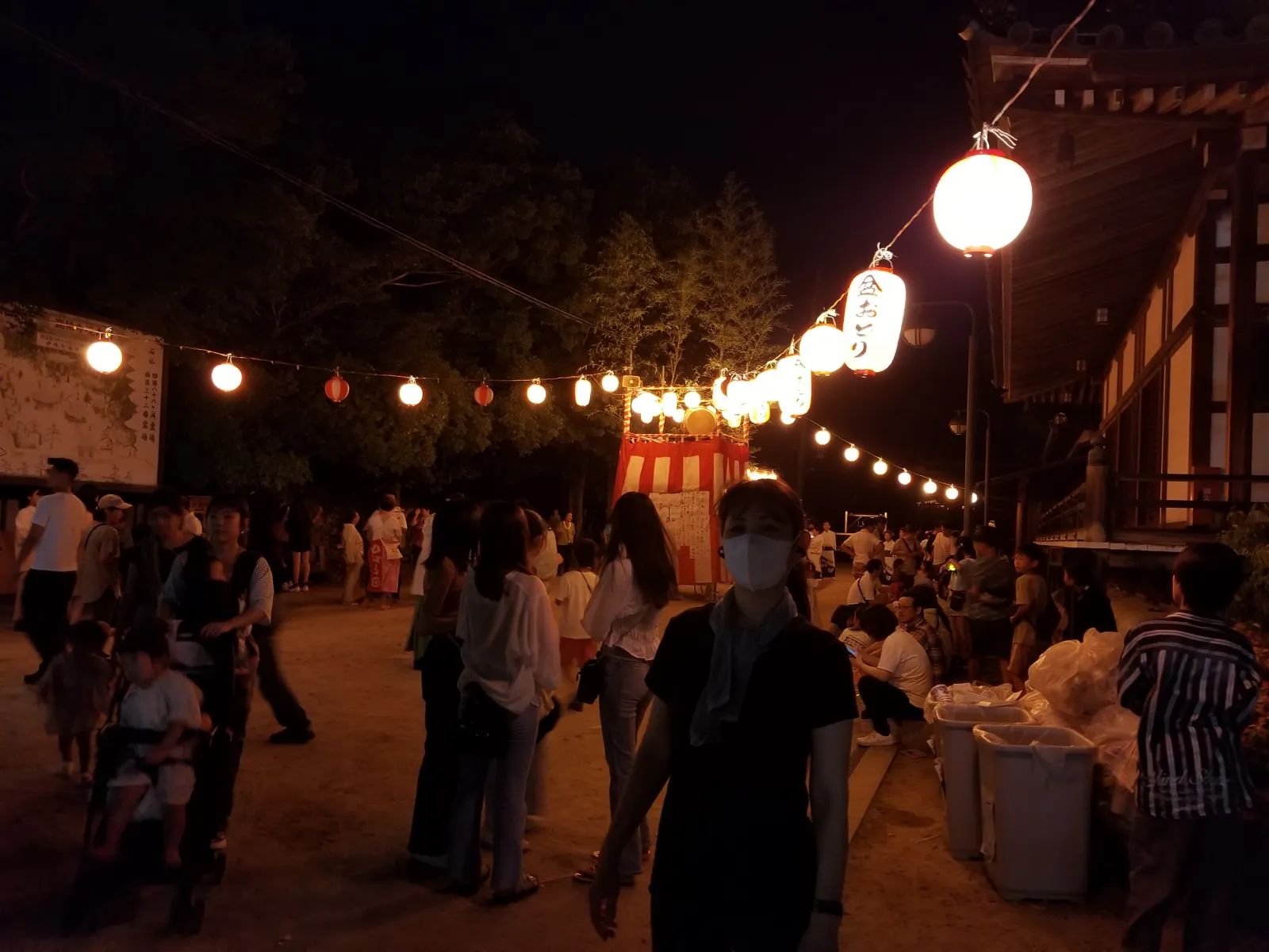 8月に入って毎日の様に盆踊り！暑い熱帯夜ですが、どこかしら涼しい風