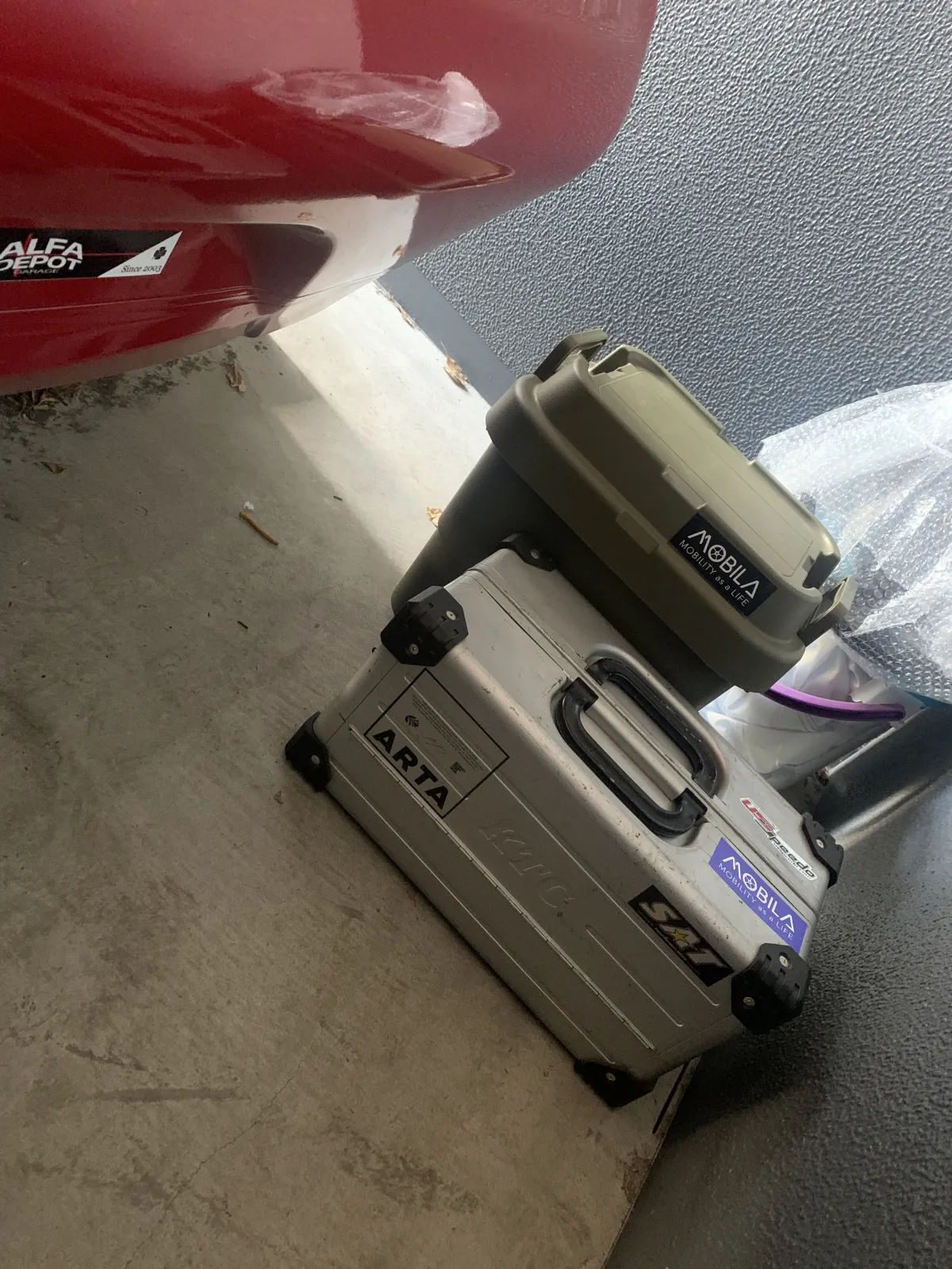 以前、大黒パーキングでいただきました。
折角やから、洗車用品を入れてるBOXに