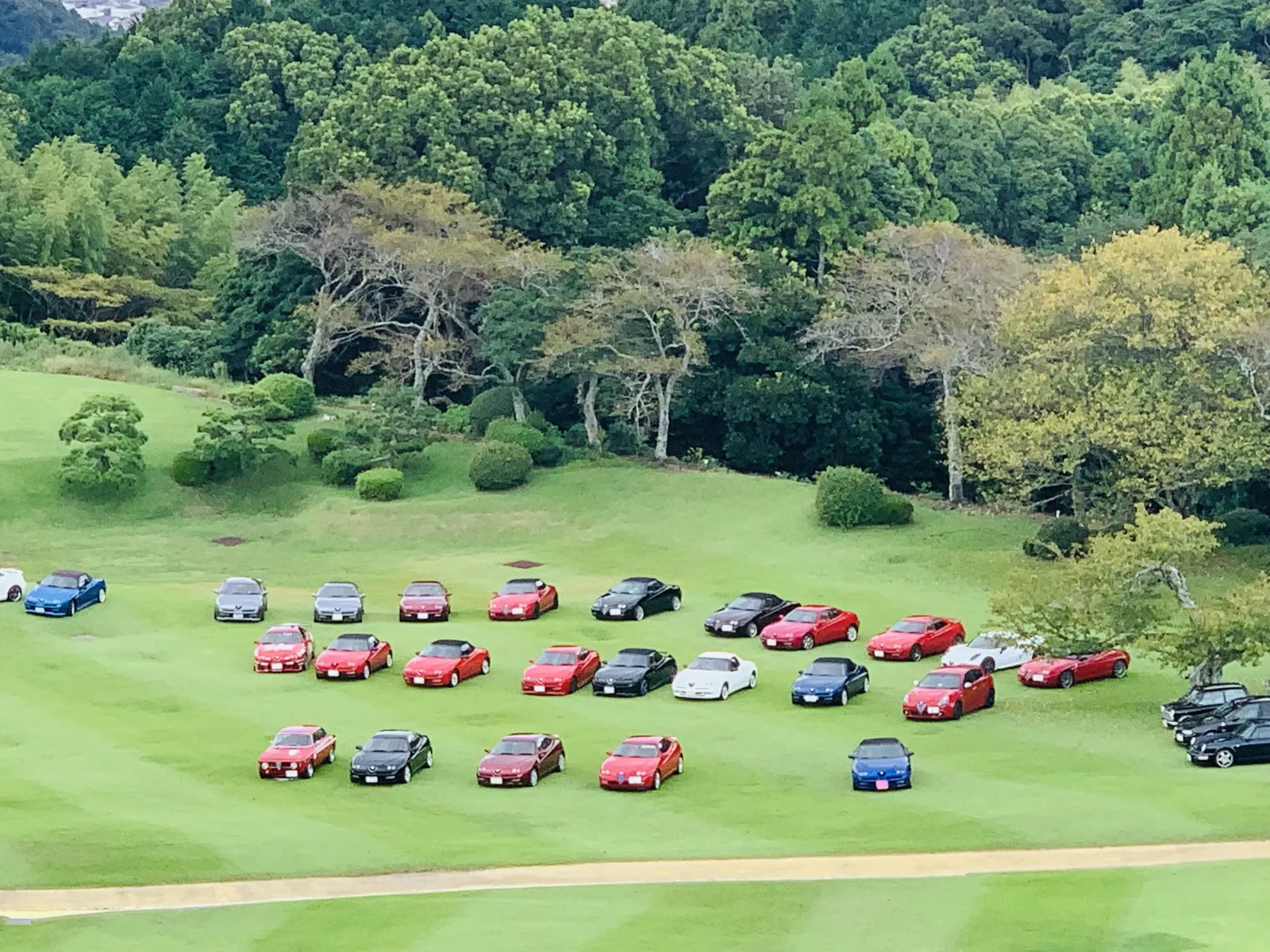 916DAYに初参加。
スタッフさんの916を含んで23台笑笑
gtv13台、スパイダー10台(^^)