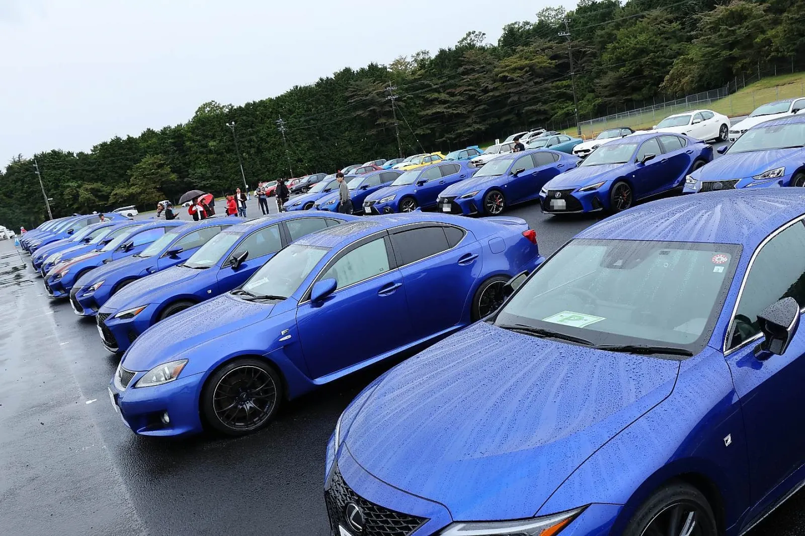 総勢25台、富士のイベントエリアを青色に染めてきました。楽しかった！