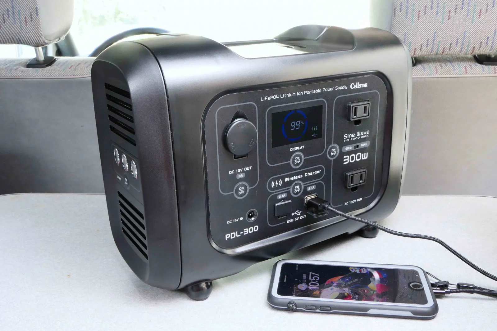 セルスター ポータブル電源 PDL-300＆モバイルバッテリー4000mAh