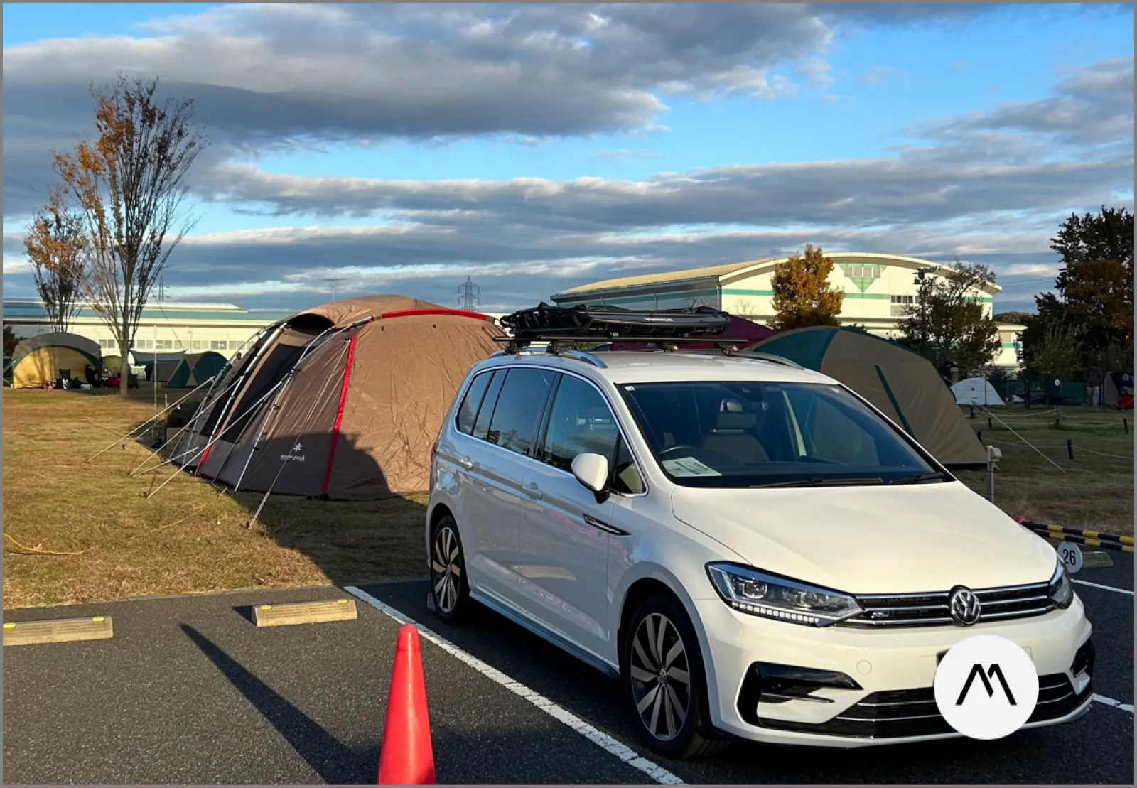 知人からモビラ教えてもらって初投稿です🏕️山は熊さんが腹ペコですのでシティーにてキャンプ🏕️としました。