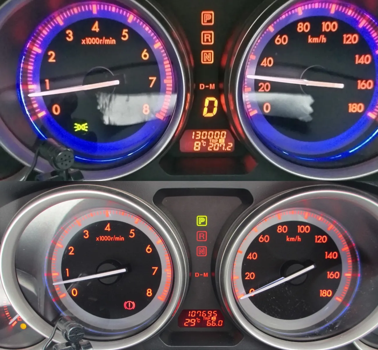 一般的には年間10,000kmくらいが普通らしいのでその半分くらいです。

中古で購入しましたが、大きな不具合は1度だけありました。
昨年の11月に「アドバンストキーを押してもエンジンが始動しない!!」っていうトラブルです。