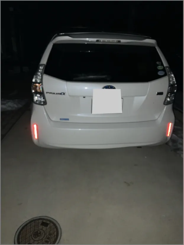 夜のプリウスα