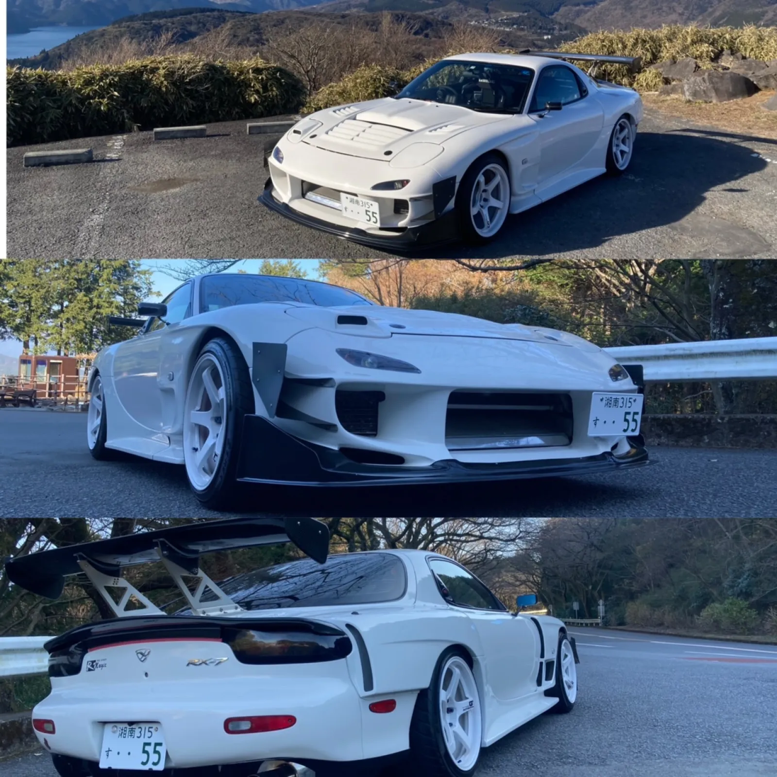 昔からカッコよかったが燃費の悪さから手を出さなかったRX-7
ロードスターRFで広島のマツダミュージアムに行ったらロータリーエンジンにどーしても乗ってみたくなり、たまたまロードスターをチューニングしてるお店Rマジックの大原さんから、手放す子が居るんだけど買わない？？
って言われて銀行ローンを申請してみたらローンが通過して無事に購入！
古い車なんで色々とメンテナンスには気を使いますが、やっぱりカッコいい！