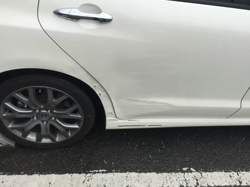 自損した時の画像しかなかったけど、