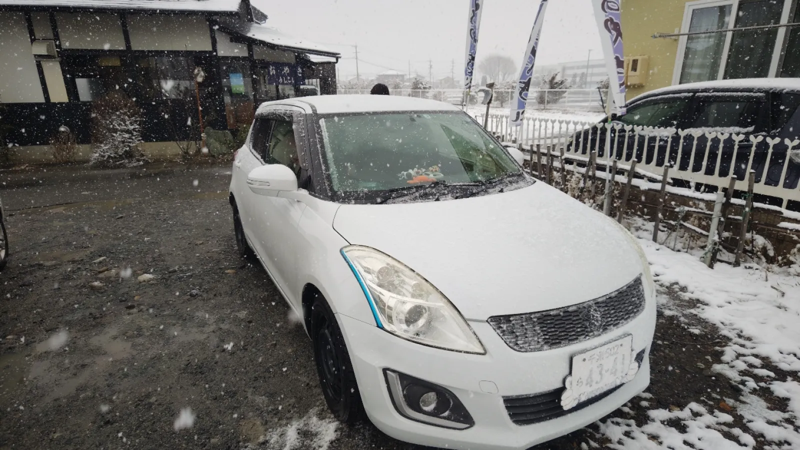 今日の長野県安曇野は雪です⛄️