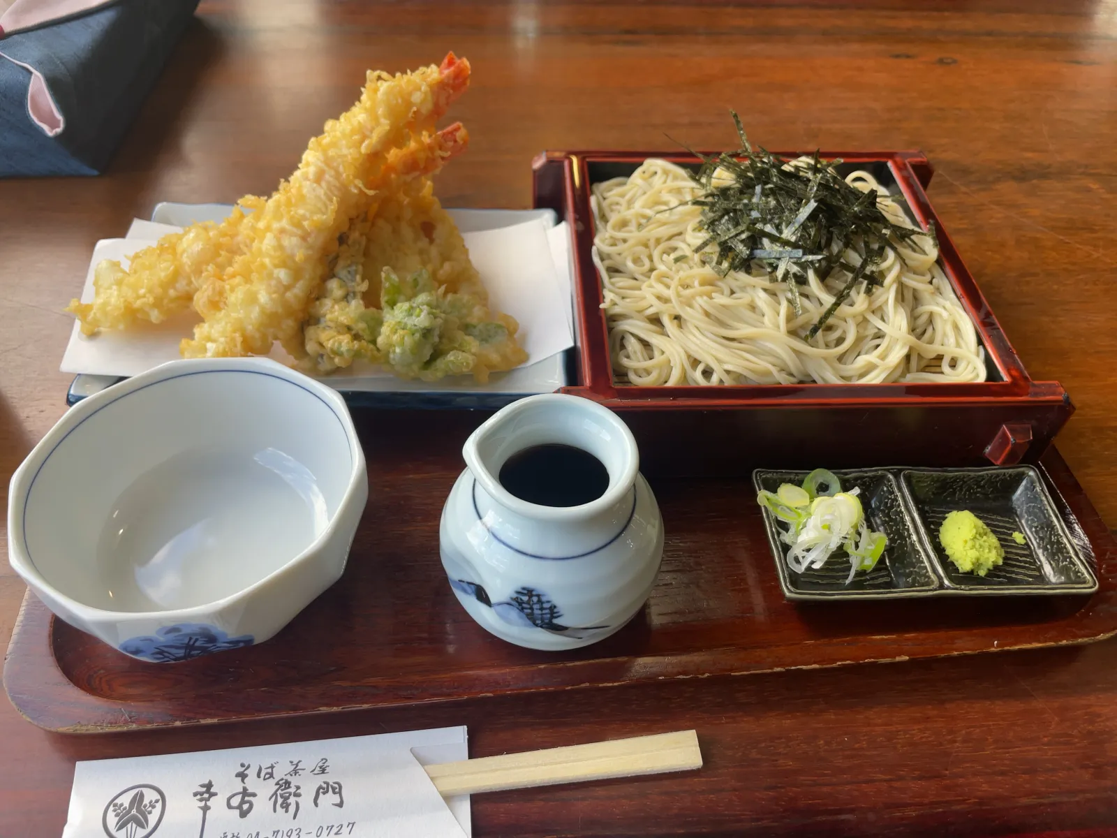 家の近所のお蕎麦屋さんにて。
美味しかったのでまた行きたいですね。