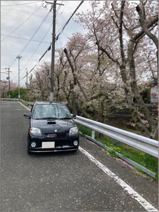 サクラと愛車