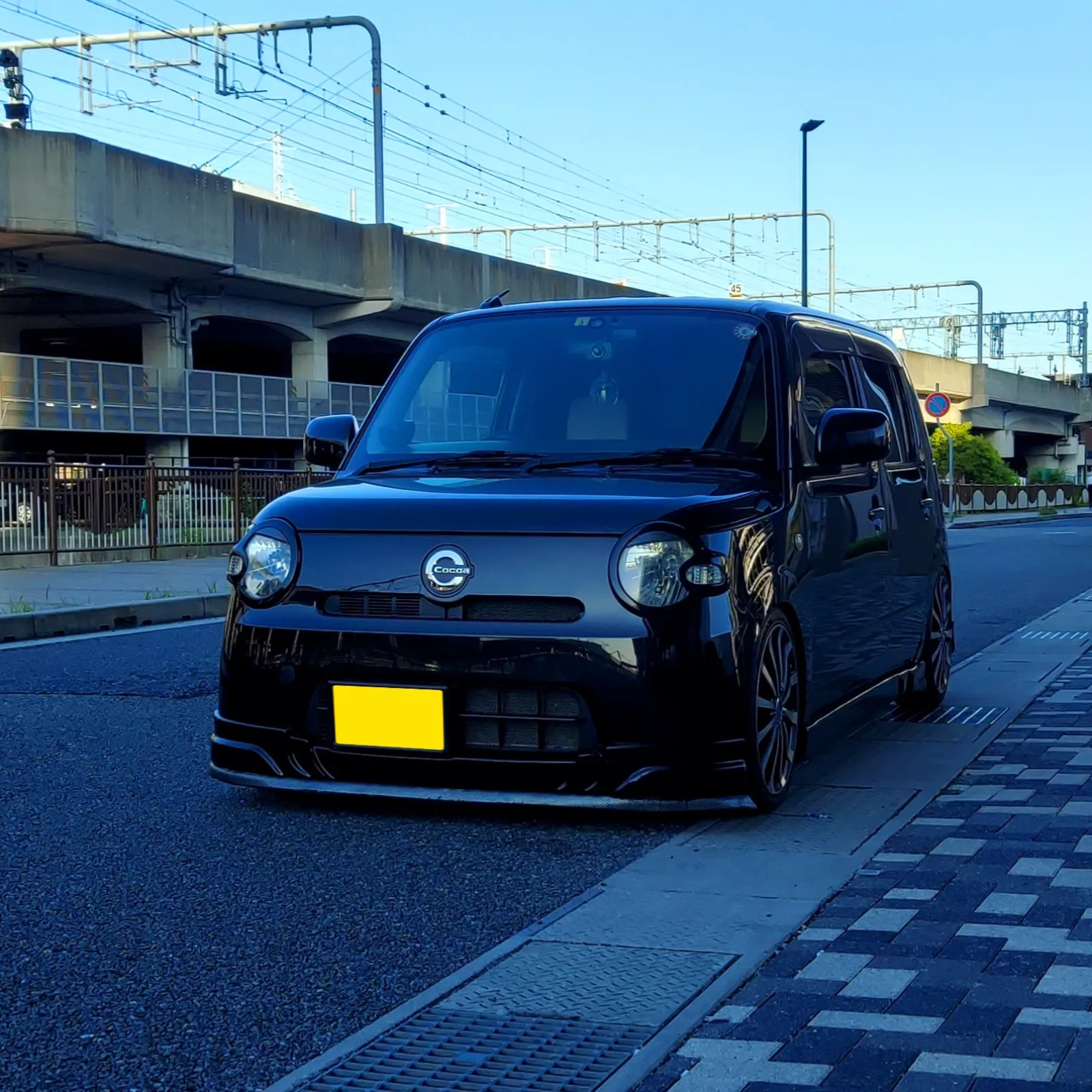 反対側は高架鉄道🚋