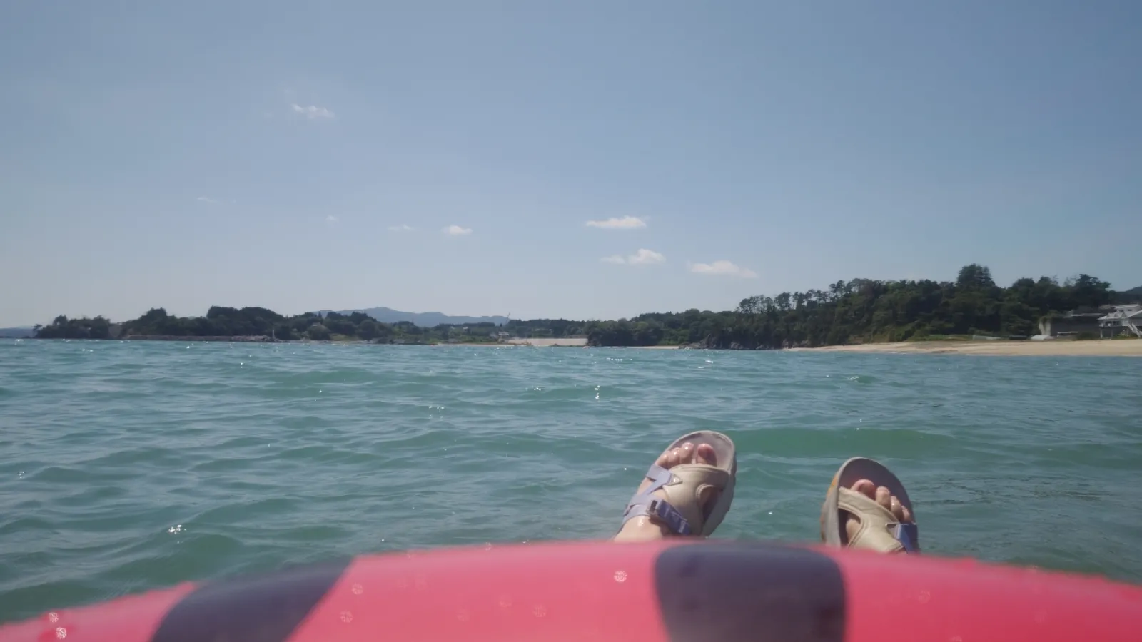 浮き輪も買って、約２時間半遊んでました