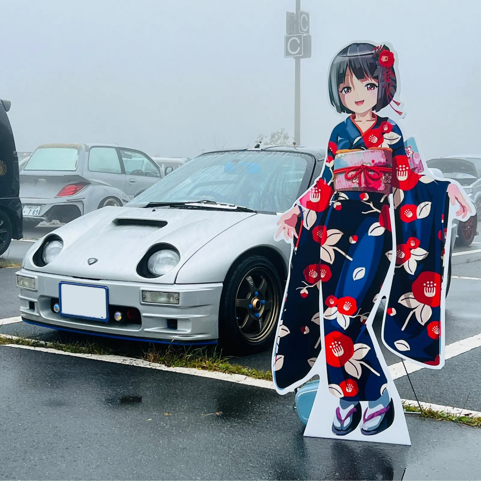 車のイベント用に座敷童ちゃんの等身大ポップを作成しました。
好評でしたので良かったです。