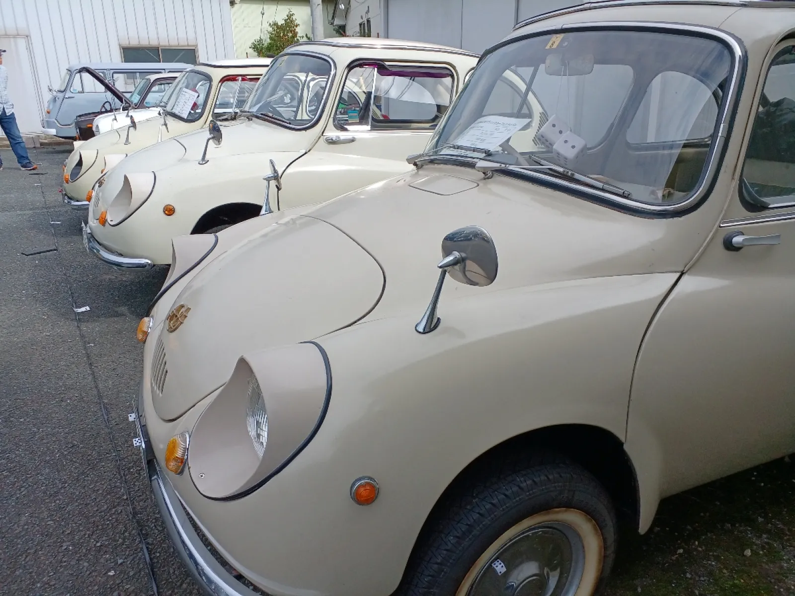 空冷・・ツースト・・360cc・・ロータリー
国産・・外国車
多種多様な車両が😂