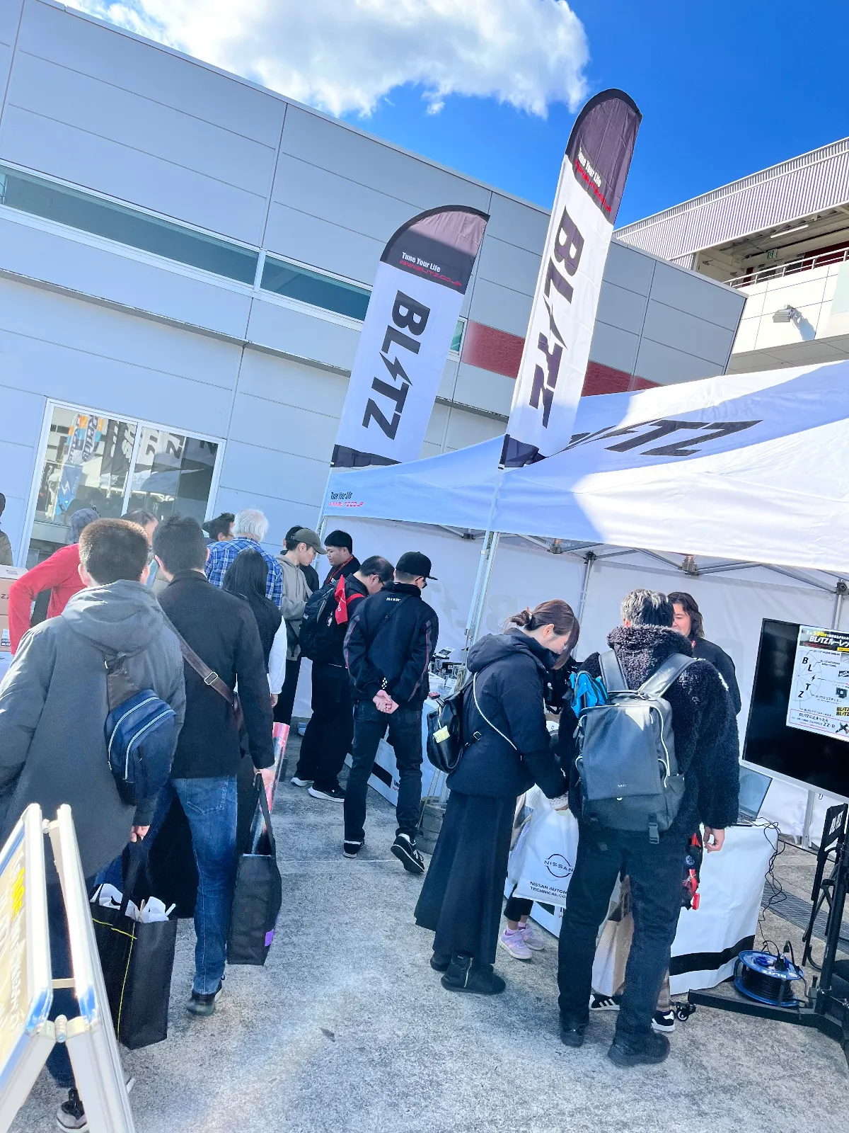 BLITZブースはとっても盛況でした。