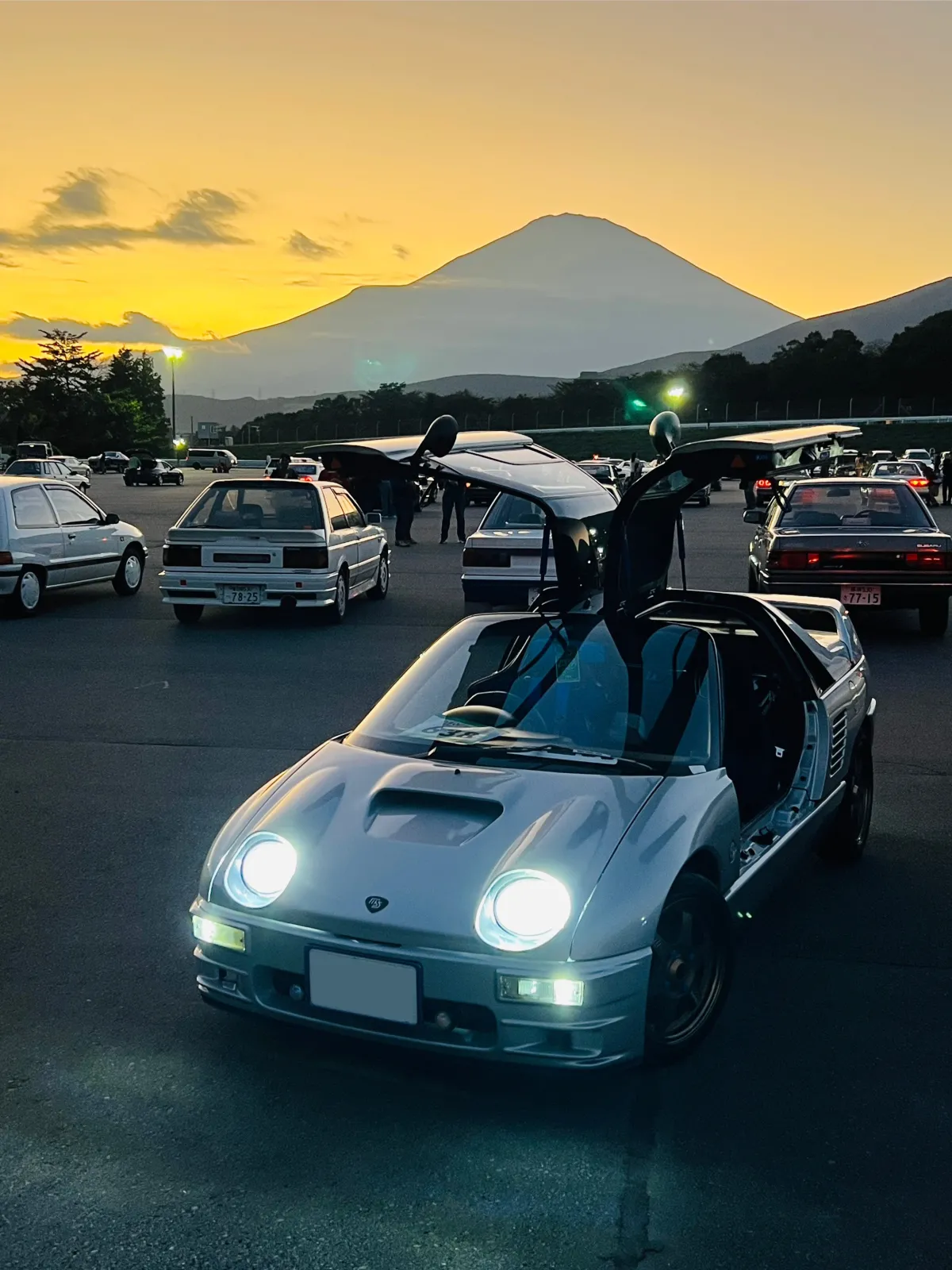 富士スピードウェイのハチマルミーティングの時ですね
