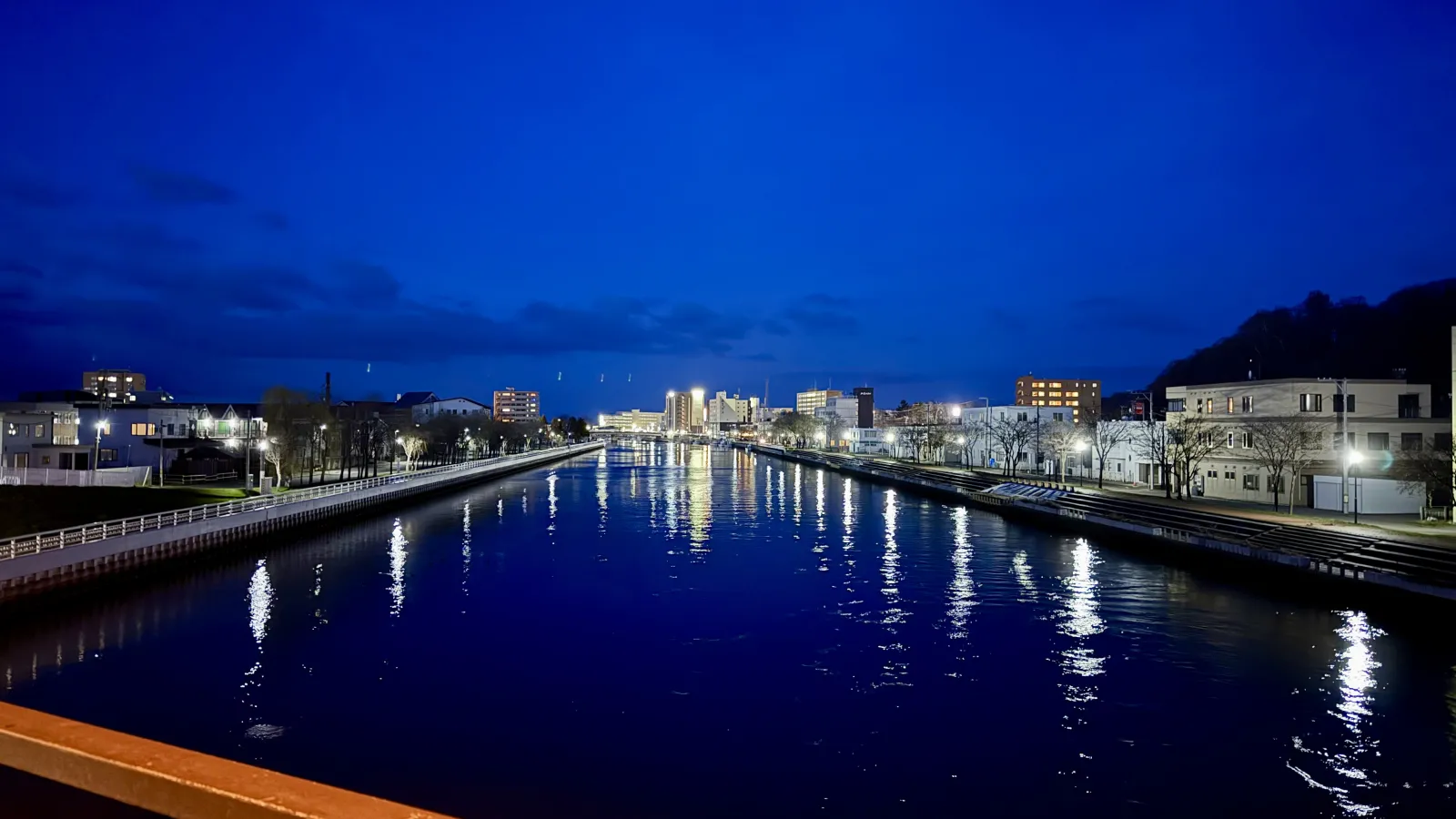 網走川の夜景🌉