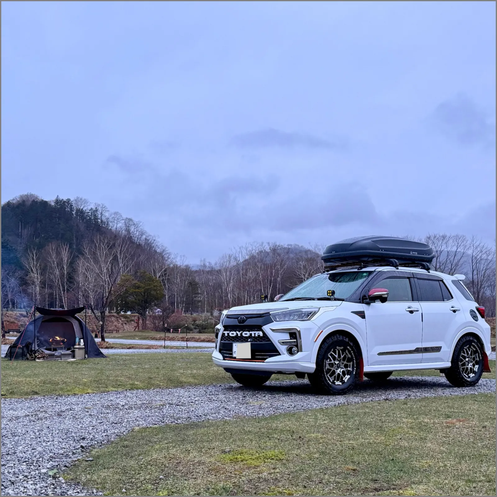 生憎の雨でした🌧🌲🏕️