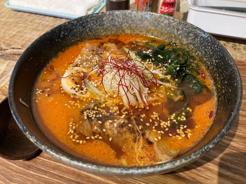 お店No.1辛味噌ラーメン食べた 南幌町