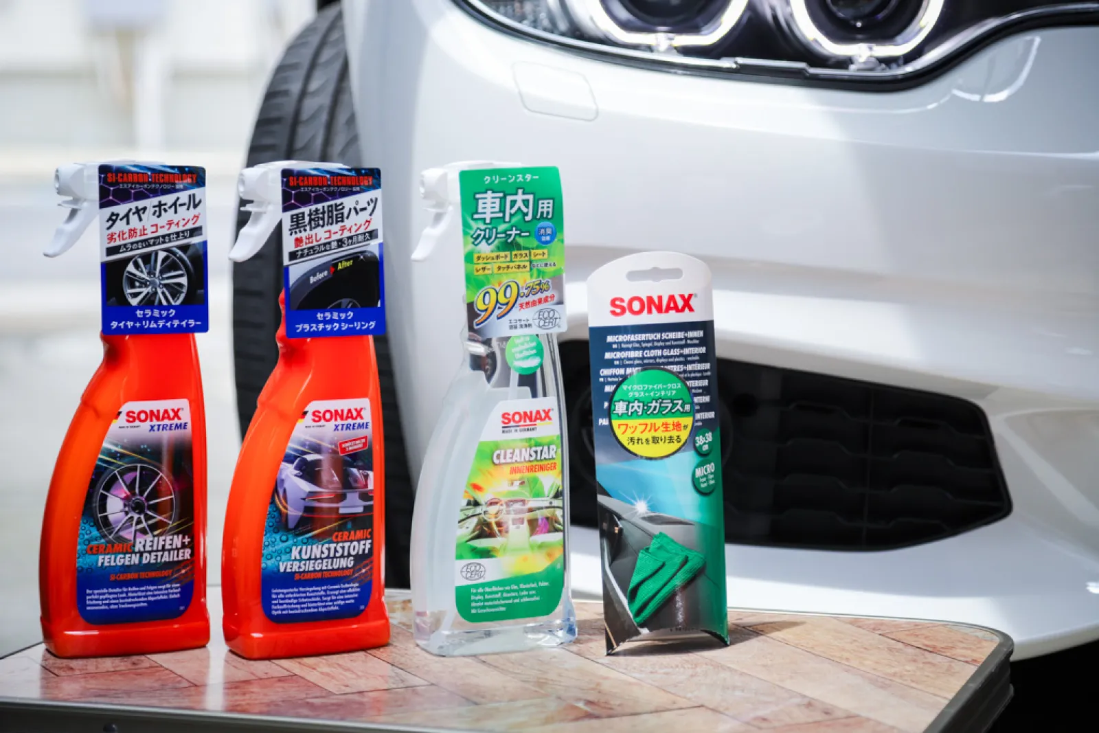洗車後の“仕上げ”で差をつける‼ドイツ発『SONAX(ソナックス）』の最新