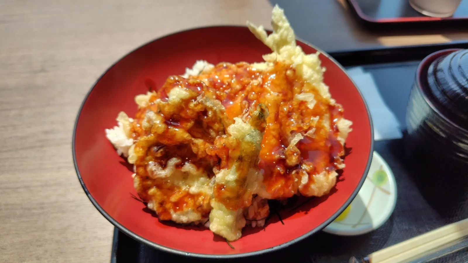下関といえば「ふく」
ふく天丼
身がプリプリ！
