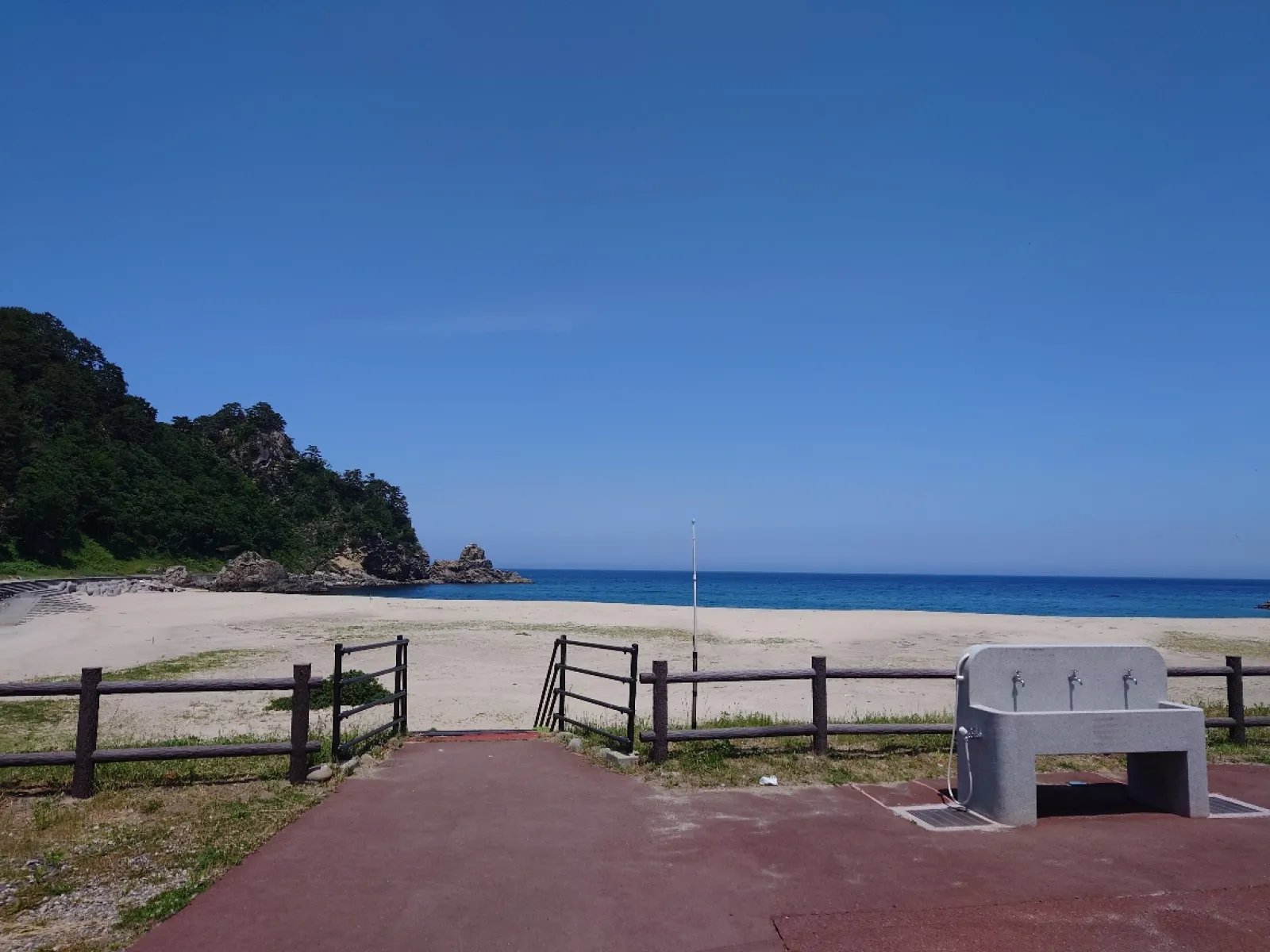 岩手県譜代村のある海水浴場
譜代浜