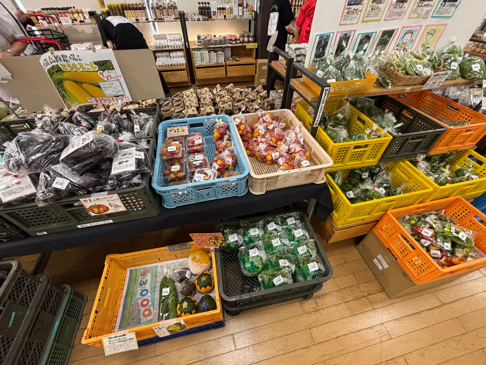 たくさんの野菜が安く手に入りました。