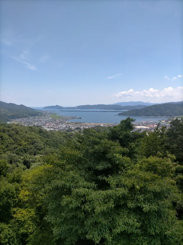天橋立がみえます