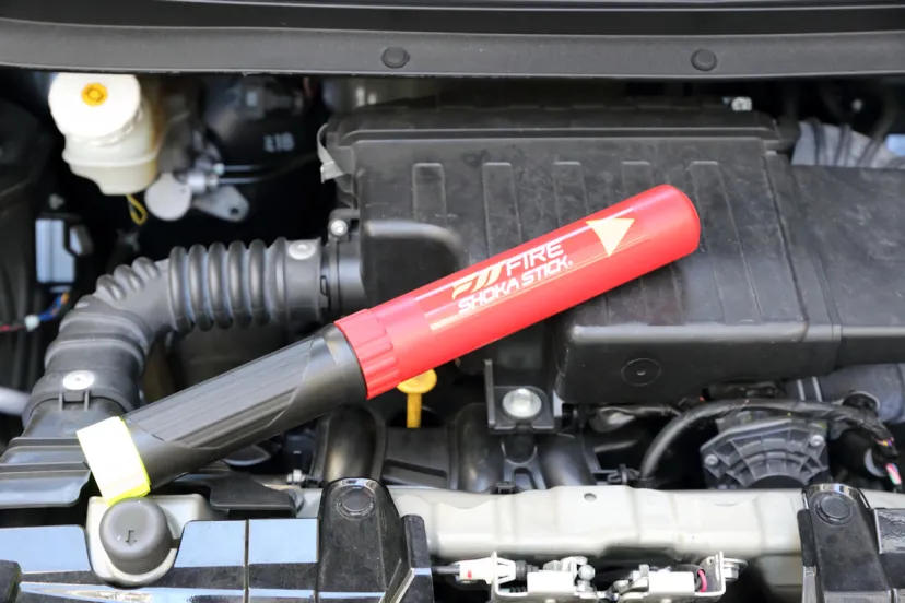 車両火災に水はダメ!?　素早い初期消火が重要【有事の備え・試してTRY】消火器 編