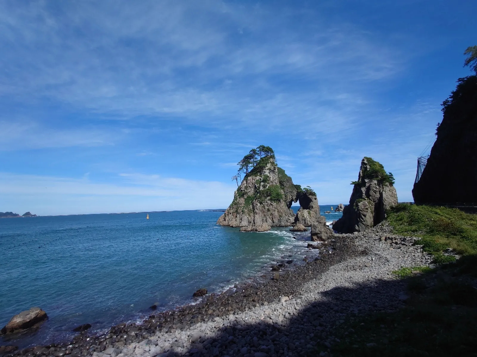 県道２６８号線沿いにある奇岩