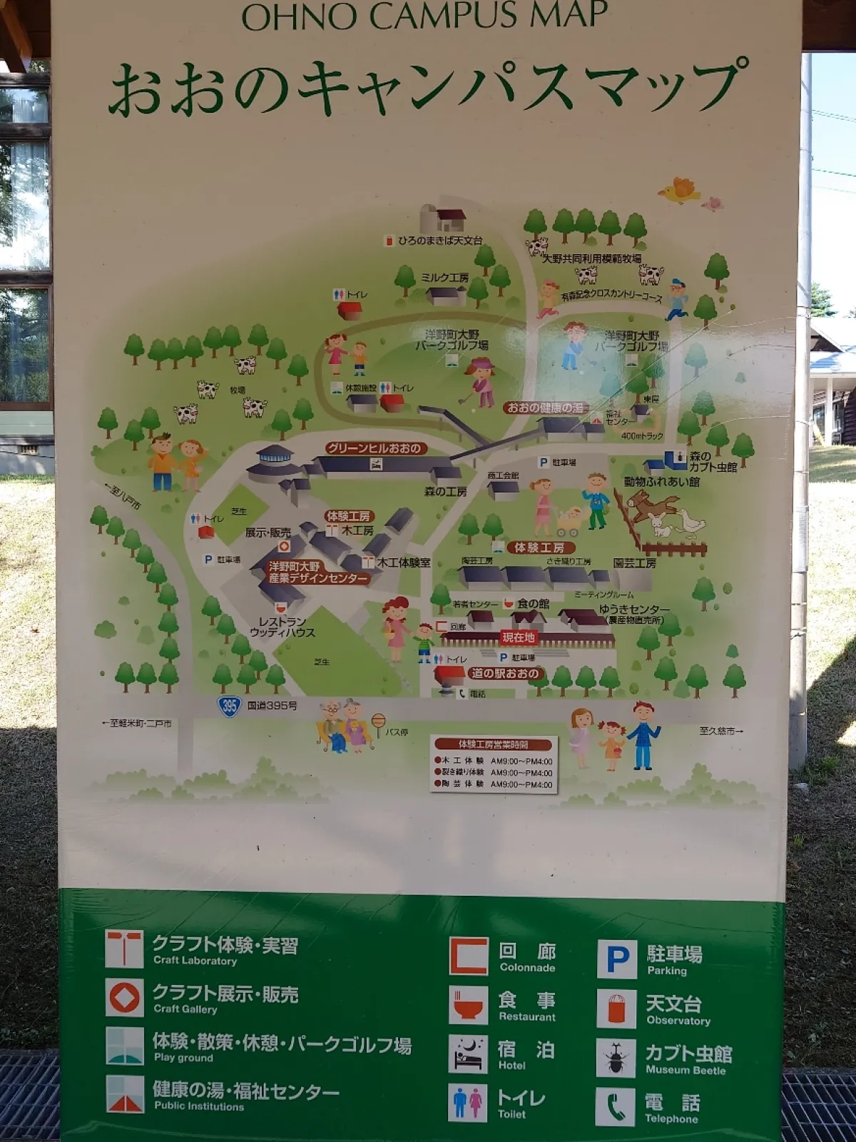 周辺施設看板