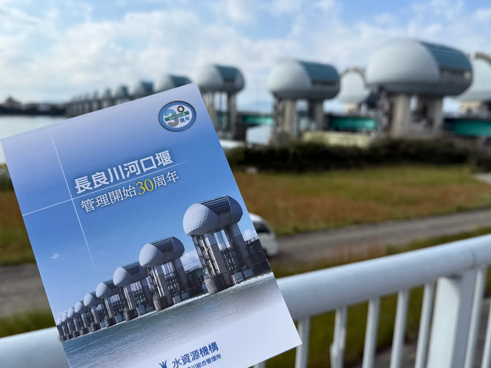 長良川河口堰管理開始30周年だそうです🐾