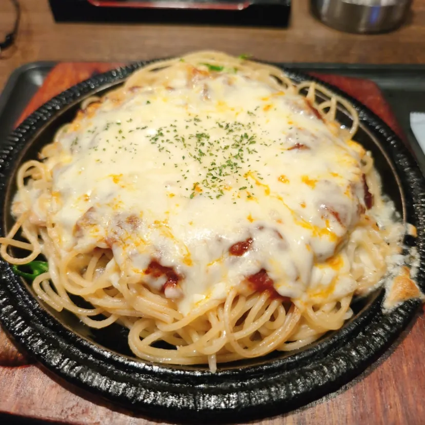 チー玉ミートスパ