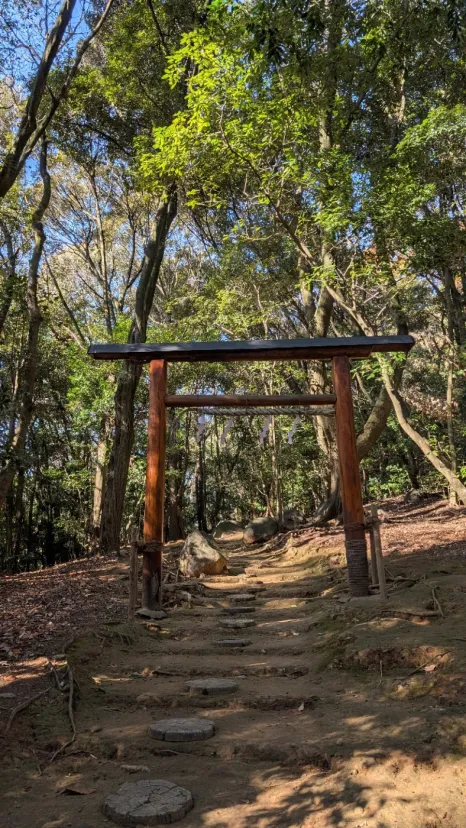 立田山自然公園　山の神