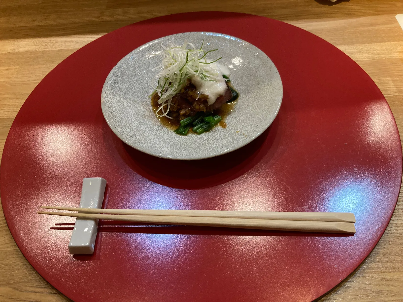 ジビエの鹿肉。