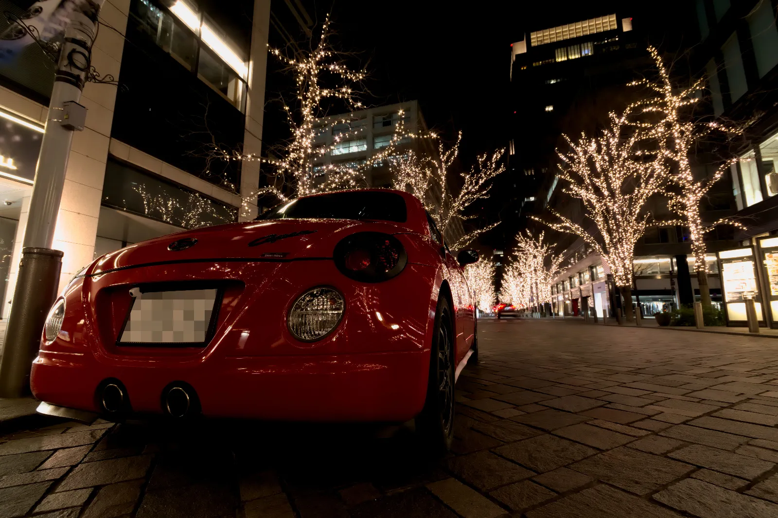 2/16まで9時～0時まで路上駐車禁止となっているのでさっさと移動