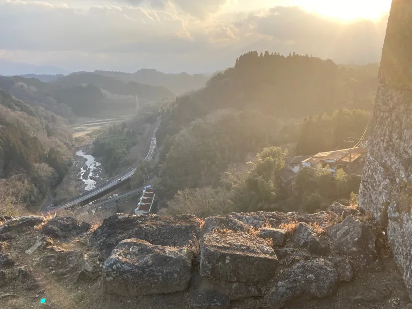 竹田市、岡城跡